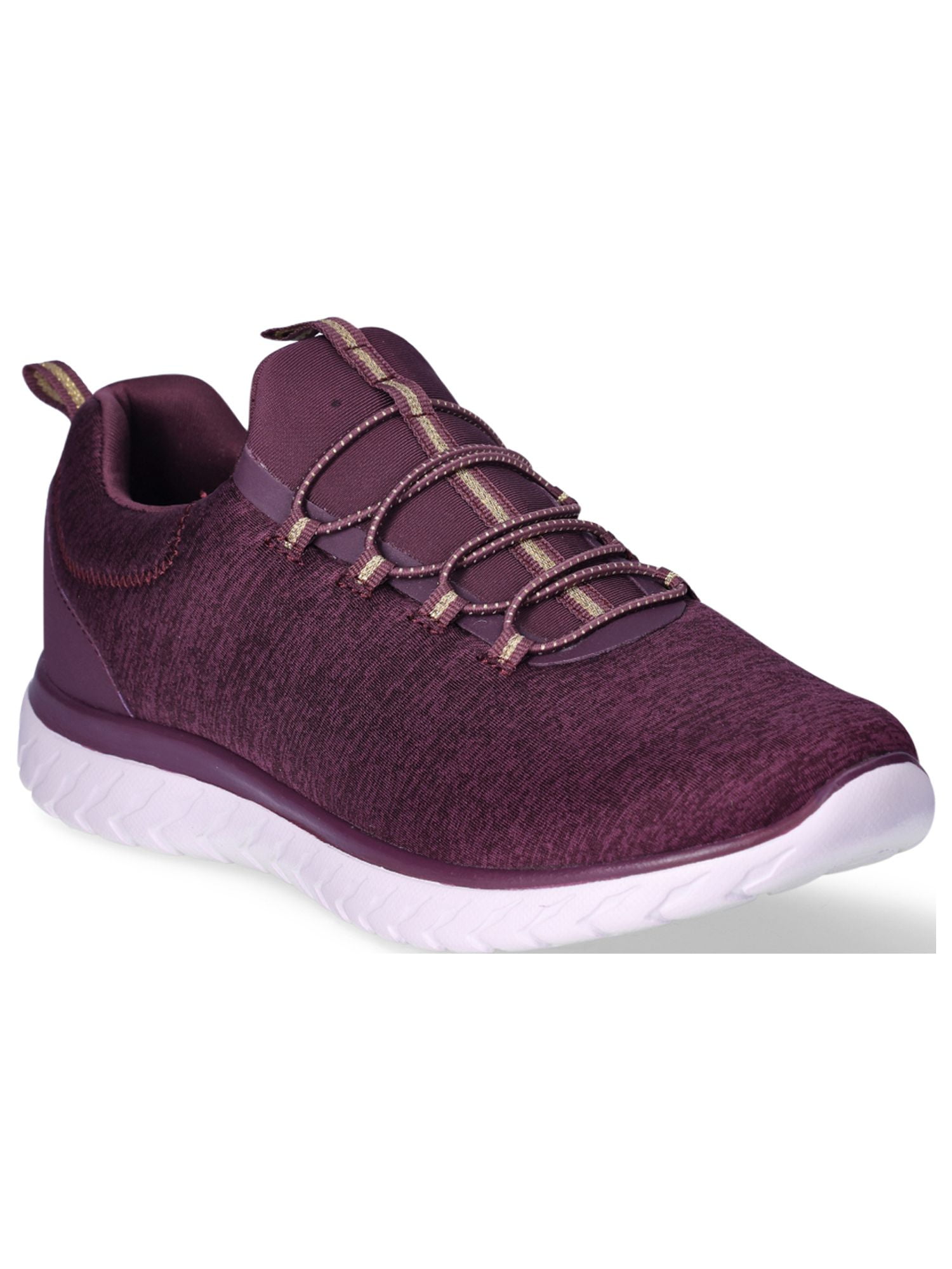 Athletic Works Women's Bungee Slip On Sneakers, Wide Width Available