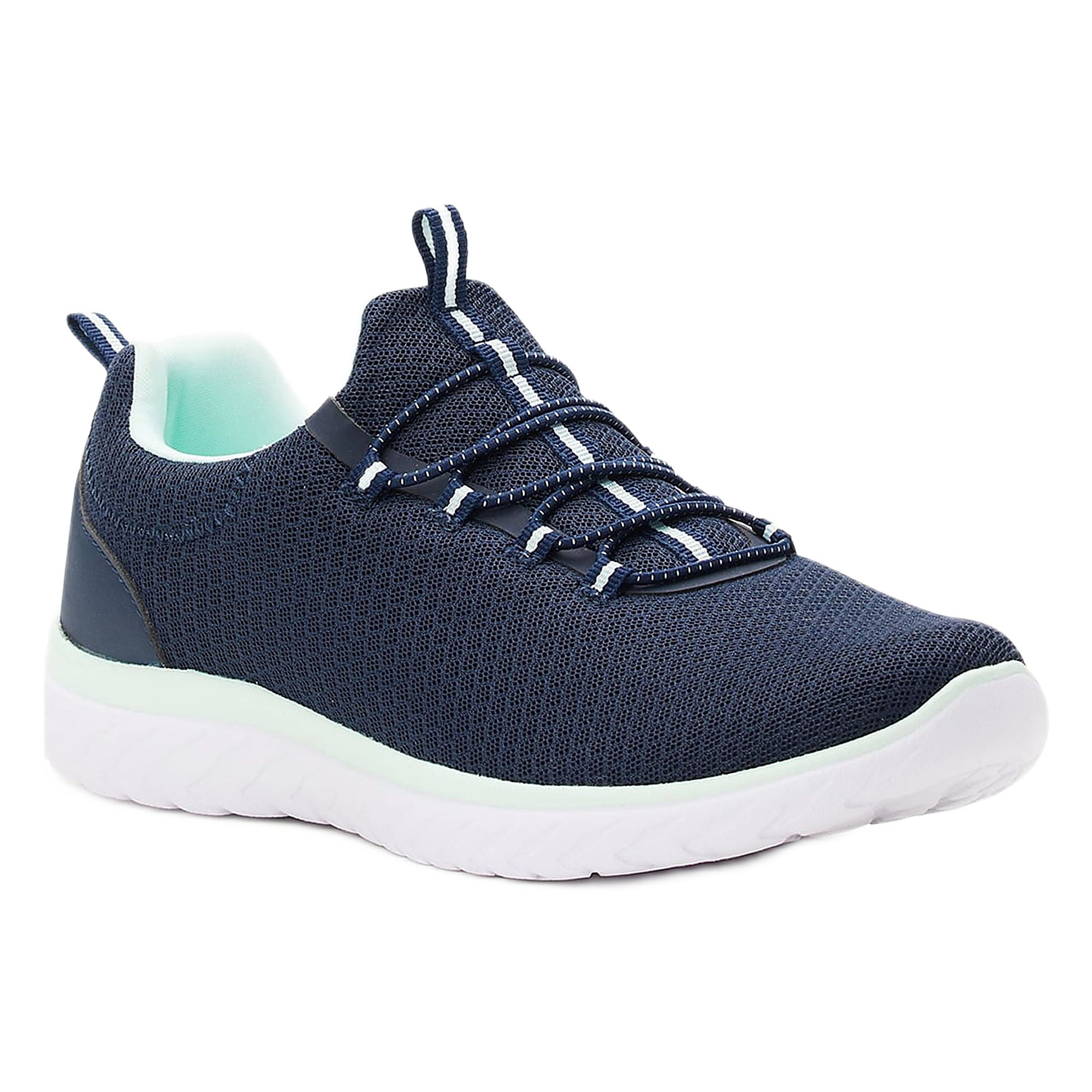 Athletic Works Women's Bungee Slip On Sneakers, Wide Width Available