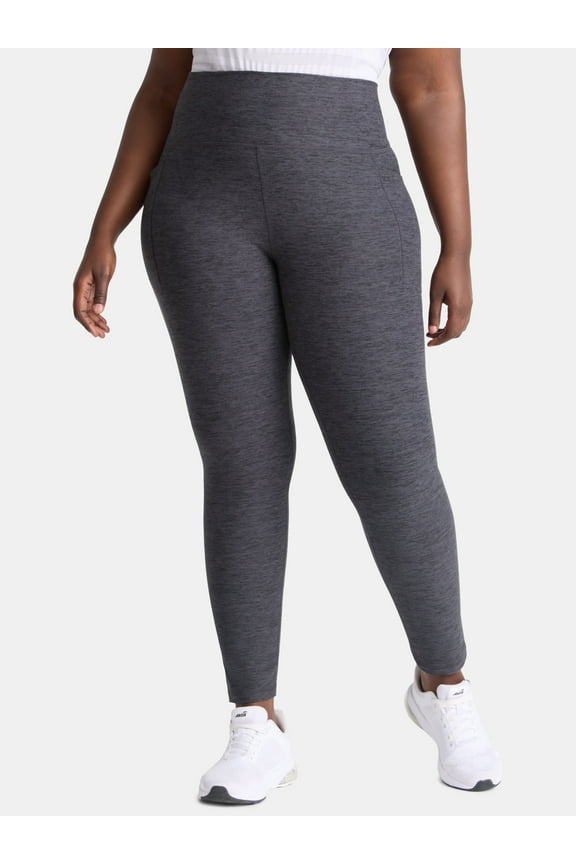 Women's and Women's Plus ButterCore Full Length Leggings with Pockets, Sizes XS-4X