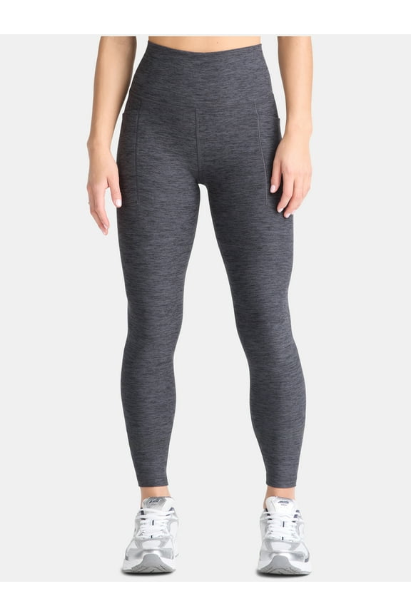 Women's and Women's Plus ButterCore Full Length Leggings with Pockets, Sizes XS-4X