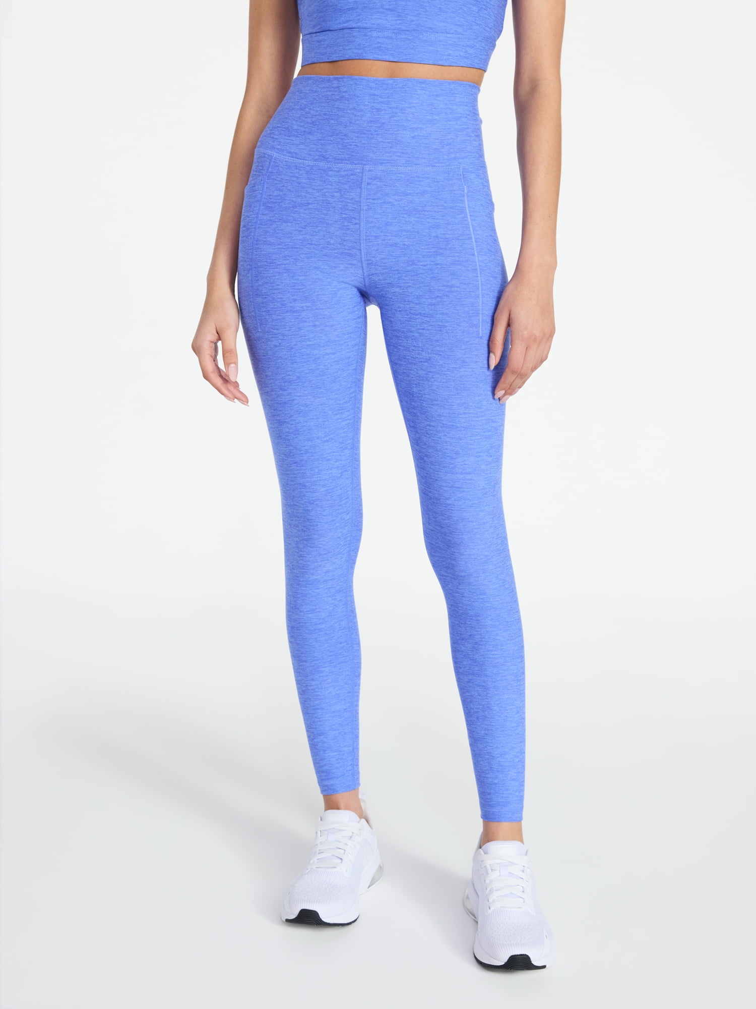Athletic Works Women's and Women's Plus ButterCore Full Length Leggings with Pockets, Sizes XS-4X