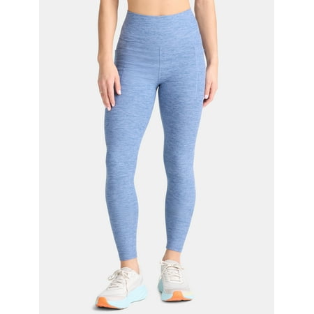 Athletic Works Women's ButterCore Full Length Leggings with Pockets, Sizes XS-4X