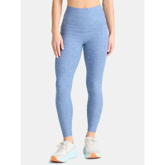 Athletic Works Women's and Women's Plus ButterCore Full Length Leggings with Pockets, Sizes XS-4X