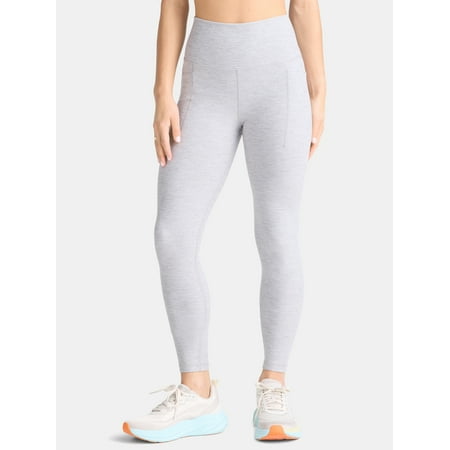 Athletic Works Women's ButterCore Full Length Leggings with Pockets, Sizes XS-4X