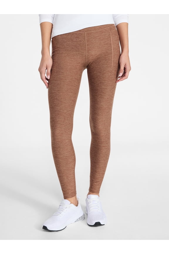 Women's and Women's Plus ButterCore Full Length Leggings with Pockets, Sizes XS-4X