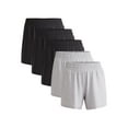 thumbnail image 1 of Athletic Works Women's and Women’s Plus ButterCore Soft Performance Gym Shorts, Available in 1, 2 and 5-Pack, Sizes XS-4X, 1 of 10
