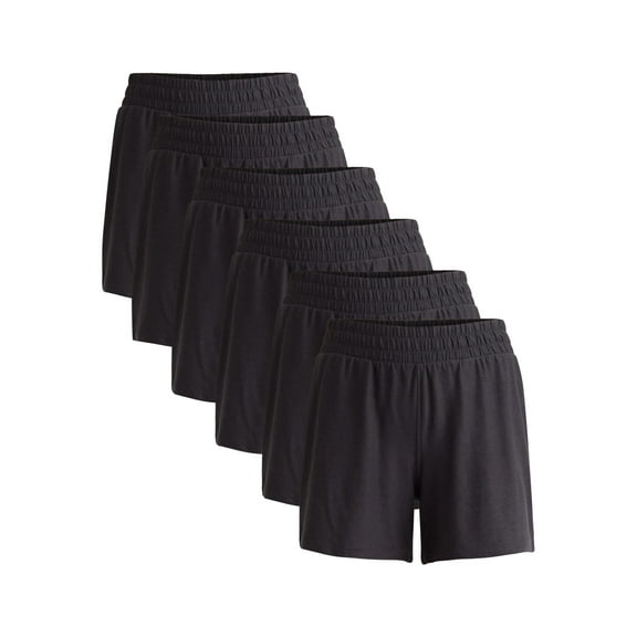 Athletic Works Women's and Women’s Plus ButterCore Soft Performance Gym Shorts, Available in 1, 2 and 5-Pack, Sizes XS-4X