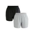 thumbnail image 1 of Athletic Works Women's and Women’s Plus ButterCore Soft Performance Gym Shorts, Available in 1, 2 and 5-Pack, Sizes XS-4X, 1 of 8