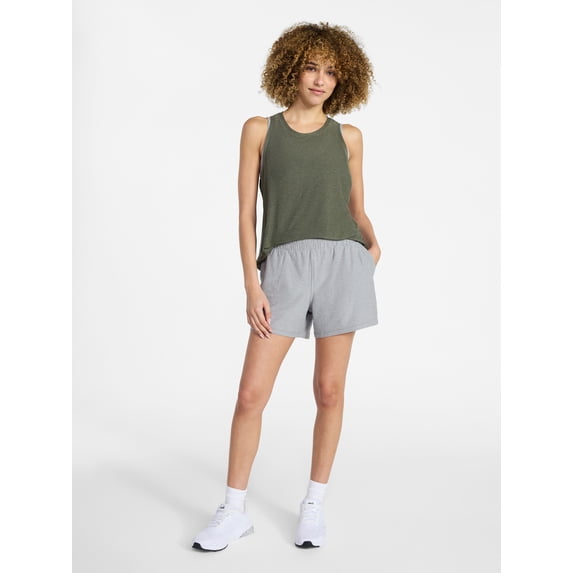 Athletic Works Women's and Women’s Plus ButterCore Soft Performance Gym Shorts, Available in 1, 2 and 5-Pack, Sizes XS-4X