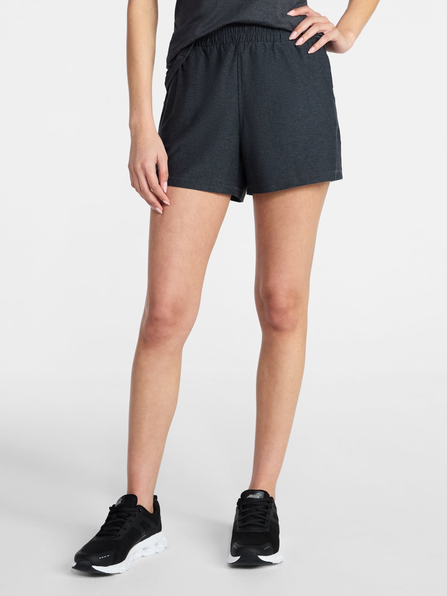 Athletic Works Women's and Women’s Plus ButterCore Soft Performance Gym Shorts, Available in 1, 2 and 5-Pack, Sizes XS-4X