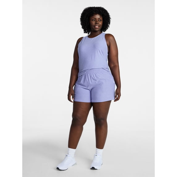 Athletic Works Women's and Women’s Plus ButterCore Soft Performance Gym Shorts, Available in 1, 2 and 5-Pack, Sizes XS-4X