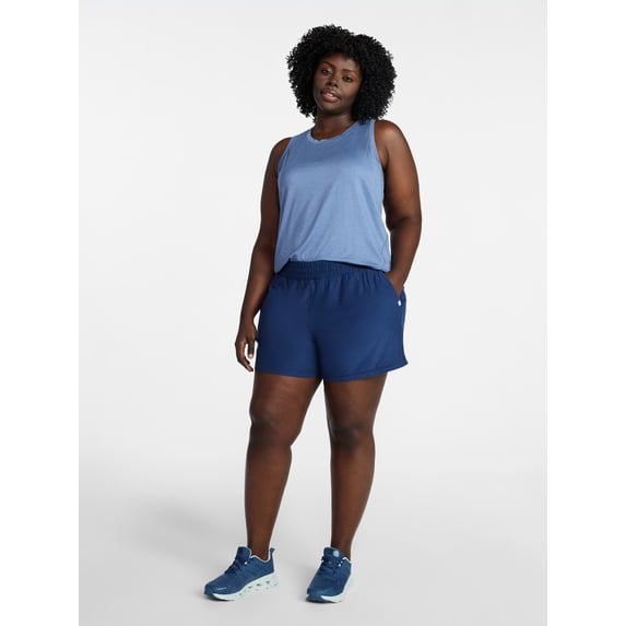 Athletic Works Women's and Women’s Plus ButterCore Soft Performance Gym Shorts, Available in 1, 2 and 5-Pack, Sizes XS-4X