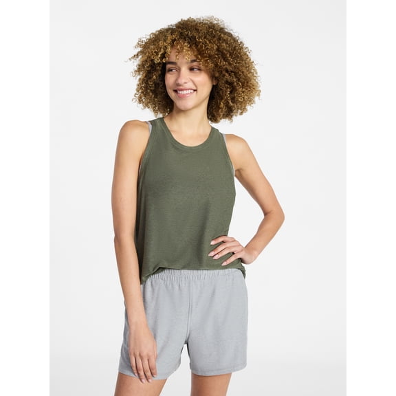 Athletic Works Women's & Women's Plus ButterCore Tank Top, Sizes XS-4X