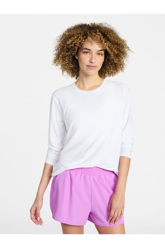 Women's ButterCore Tee with Long Sleeves, Sizes XS-XXXL