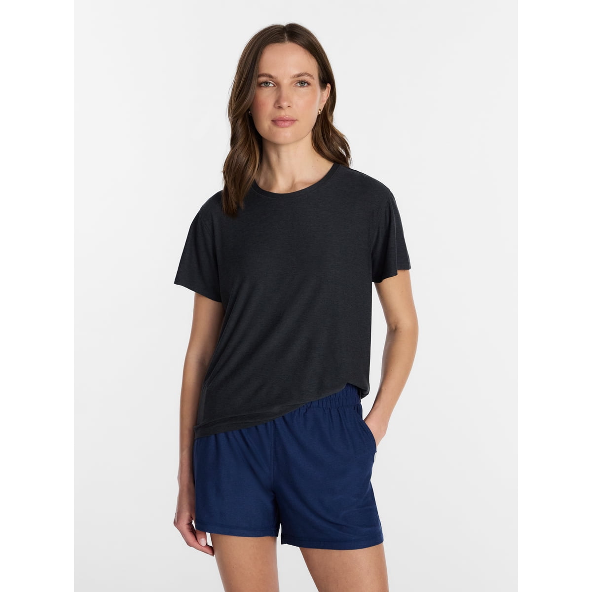 Women's and Women's Plus Relaxed ButterCore Tee with Short Sleeves, Sizes XS-4X