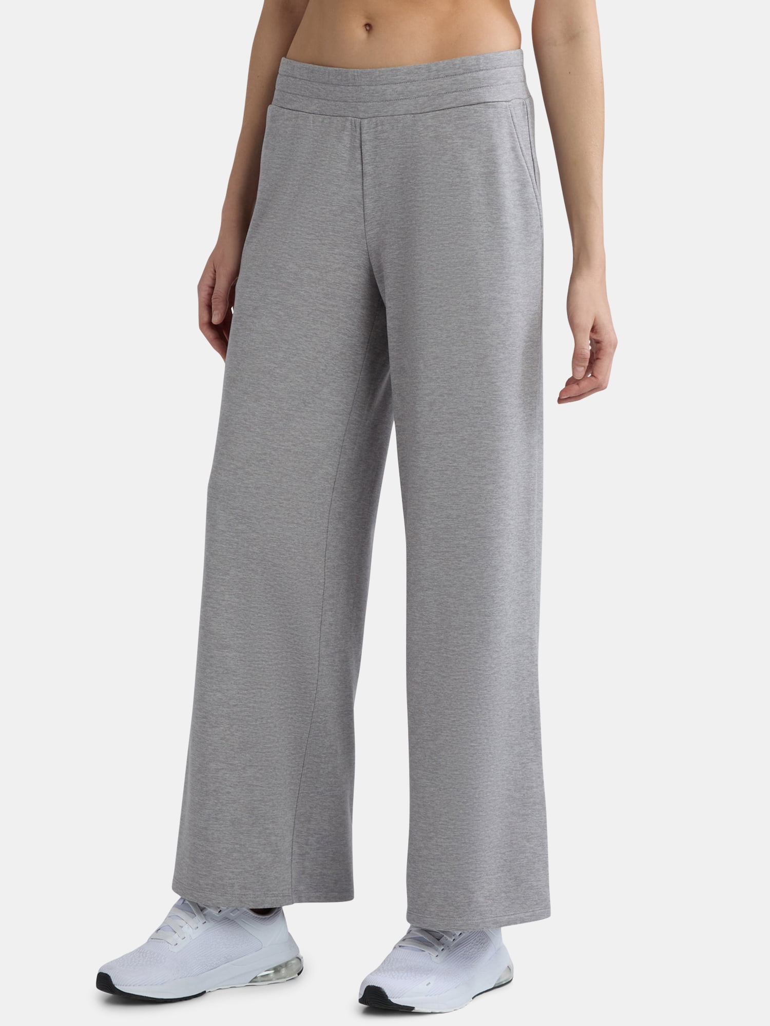 Walmart savings: Athletic Works Women's ButterCore Wide Leg Pants, Sizes XS-XXXL