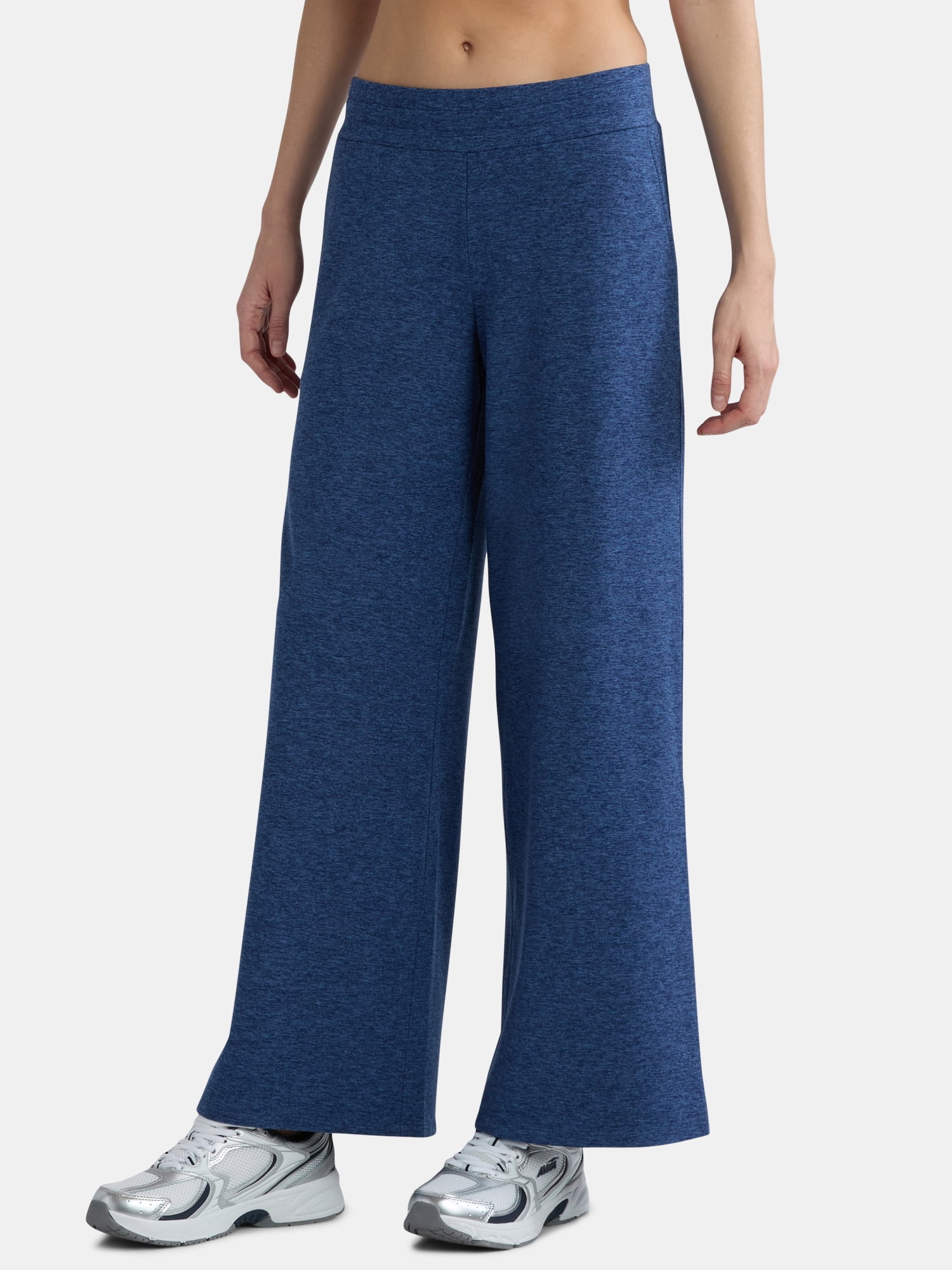 パンツ LGB BIG HOT PT BLK COATING 26 Athletic Works Women's ButterCore Wide Leg Pants