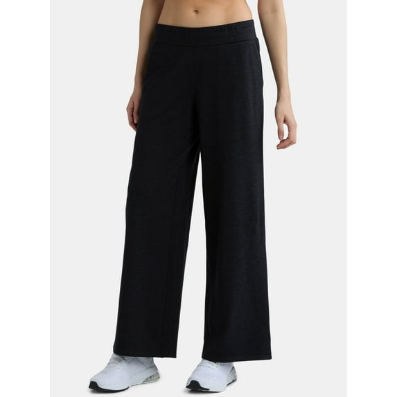 Athletic Works Women's ButterCore Wide Leg Pants, Sizes XS-XXXL