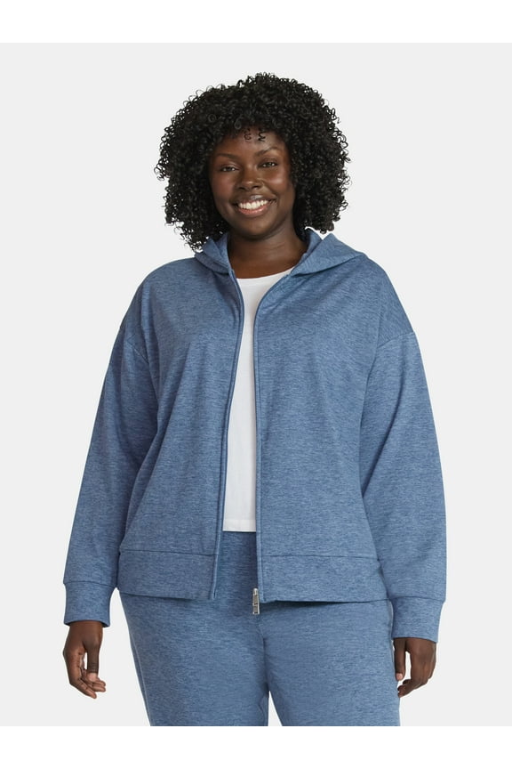 Women's and Women's Plus ButterCore Zip Up Hoodie, Sizes XS-4X