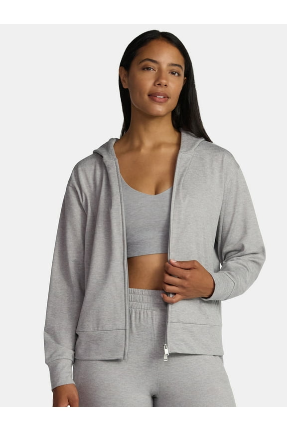 Women's and Women's Plus ButterCore Zip Up Hoodie, Sizes XS-4X