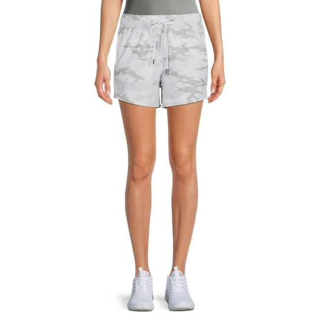 Athletic Works Women’s Buttery Soft Performance Gym Shorts, 4" Inseam