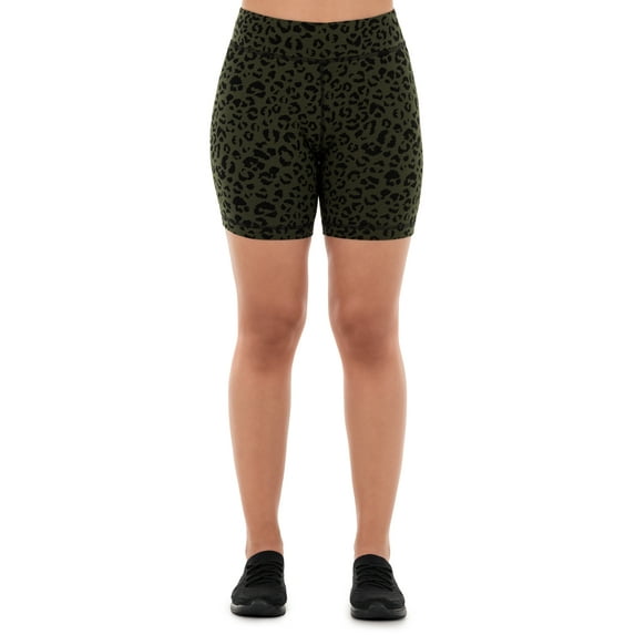Athletic Works Women's Core Active Dri-Works Bike Shorts, Prints