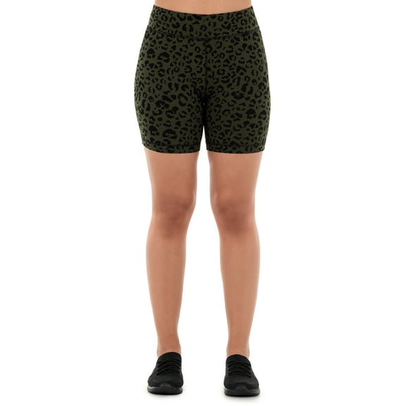 Athletic Works Women's Core Active Dri-Works Bike Shorts, Prints