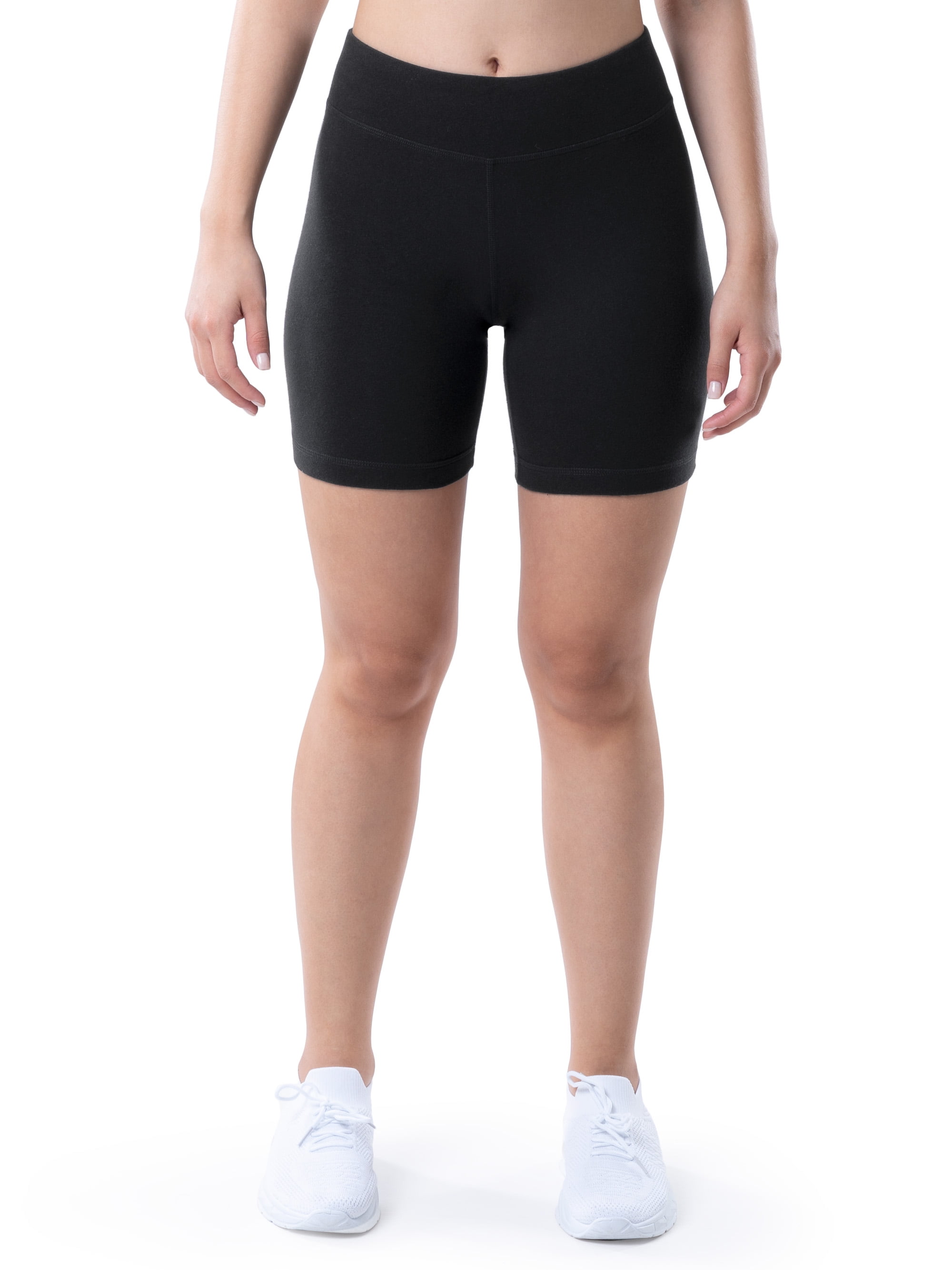 Active Intent Women's Pocket Bike Shorts Black