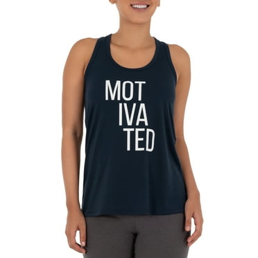 Athletic Works Women's Core Active Graphic Racerback Tank Top, size XS-XXL