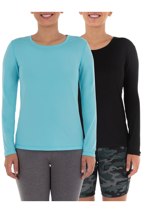Women's Core Active Long Sleeve T-Shirt, 2-Pack