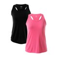 thumbnail image 1 of Athletic Works Women's Core Active Racerback Tank, 2-Pack, 1 of 8