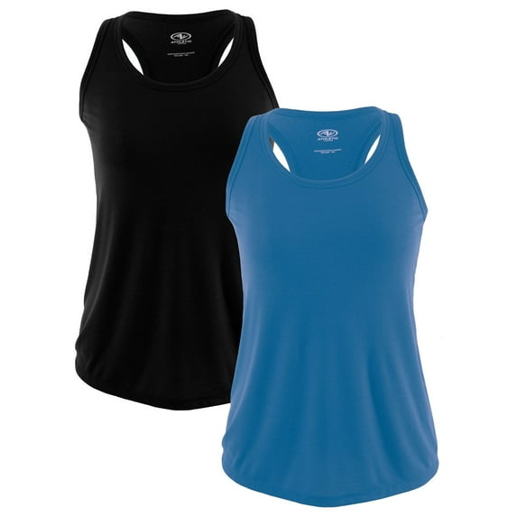 Athletic Works Women's Core Active Racerback Tank, 2-Pack