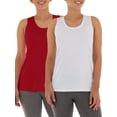 Athletic Works Women's Core Active Racerback Tank, 2Pack