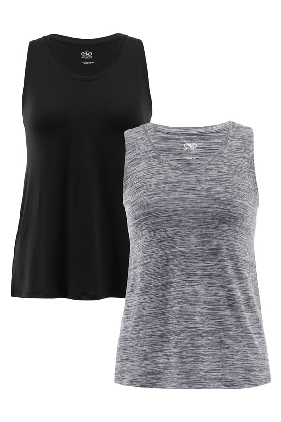 Women's Core Active Racerback Tank, 2-Pack