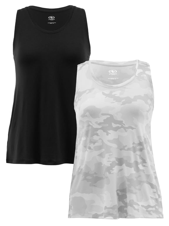 Women's Core Active Racerback Tank, 2-Pack