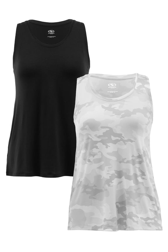 Women's Core Active Racerback Tank, 2-Pack
