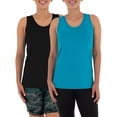 thumbnail image 1 of Athletic Works Women's Core Active Racerback Tank, 2-Pack, 1 of 7