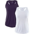 thumbnail image 1 of Athletic Works Women's Core Active Racerback Tank, 2-Pack, 1 of 8