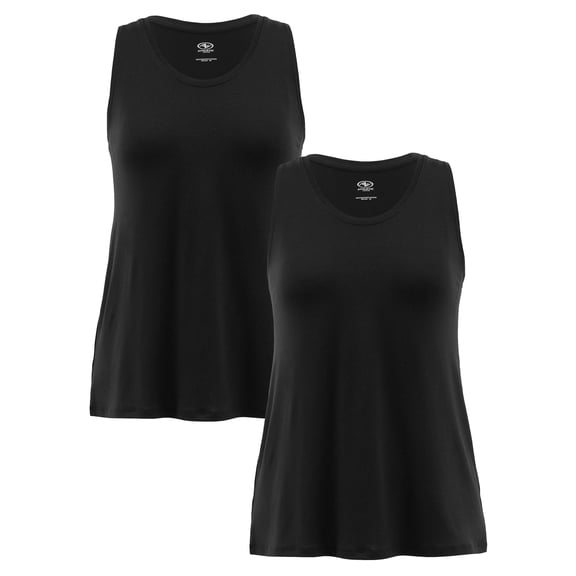 Athletic Works Women's Core Active Racerback Tank, 2-Pack