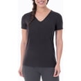 thumbnail image 1 of Athletic Works Women's Core Active Short Sleeve V-Neck T-Shirt, Sizes XS-XXL, 1 of 2