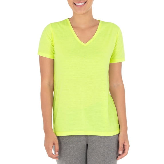 Athletic Works Women's Core Active Short Sleeve V-Neck T-Shirt, Sizes XS-XXL