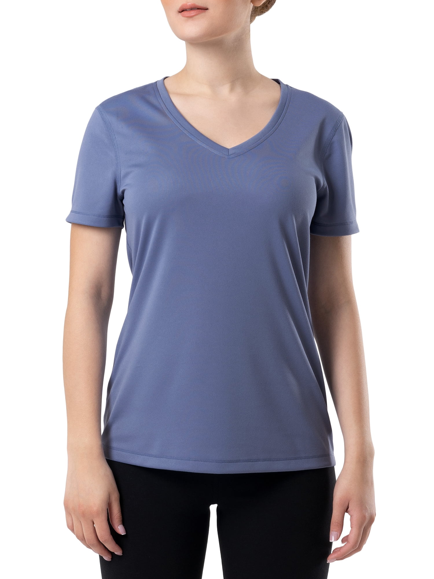 Athletic Works Women's Core Active Short Sleeve VNeck TShirt