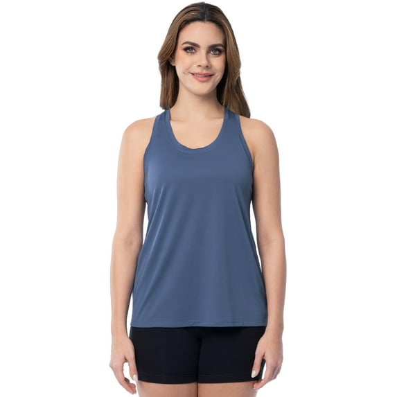 Athletic Works Women's Core Active Texture Knit Racerback Tank Top, Sizes XS-XXXL