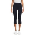 thumbnail image 1 of Athletic Works Women's Active Fit and Flare 22" Capri Pants, Sizes S-XL, 1 of 5