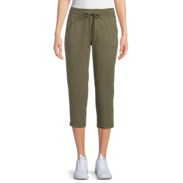 Athletic Works Women's Core Knit Capri With Front Pockets - Walmart.com