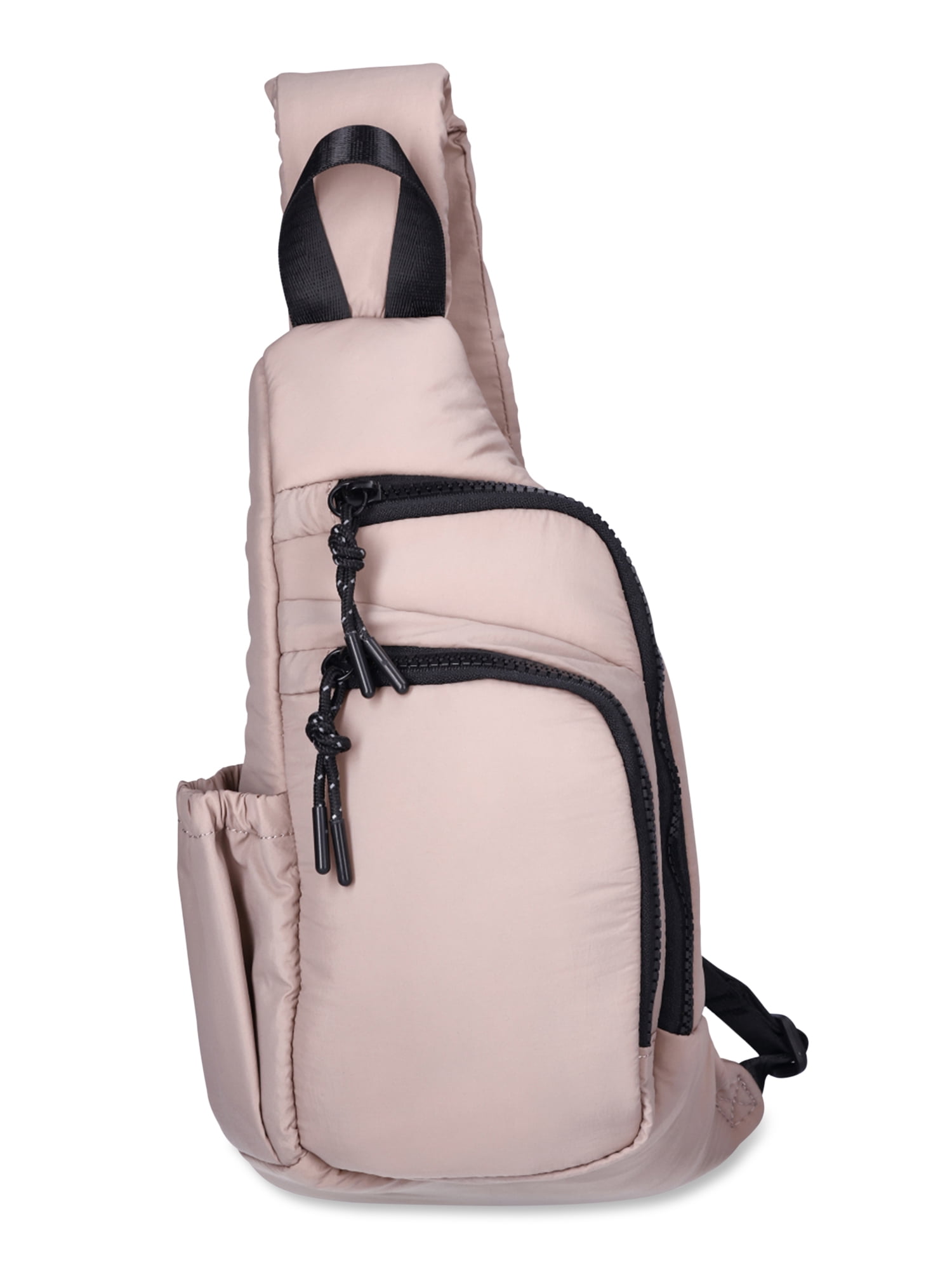 Athletic Works Women's Crossbody Sling Bag, Mocha Delight
