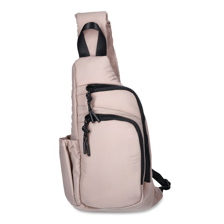 Athletic Works Women s Crossbody Sling Bag Mocha Delight Walmart