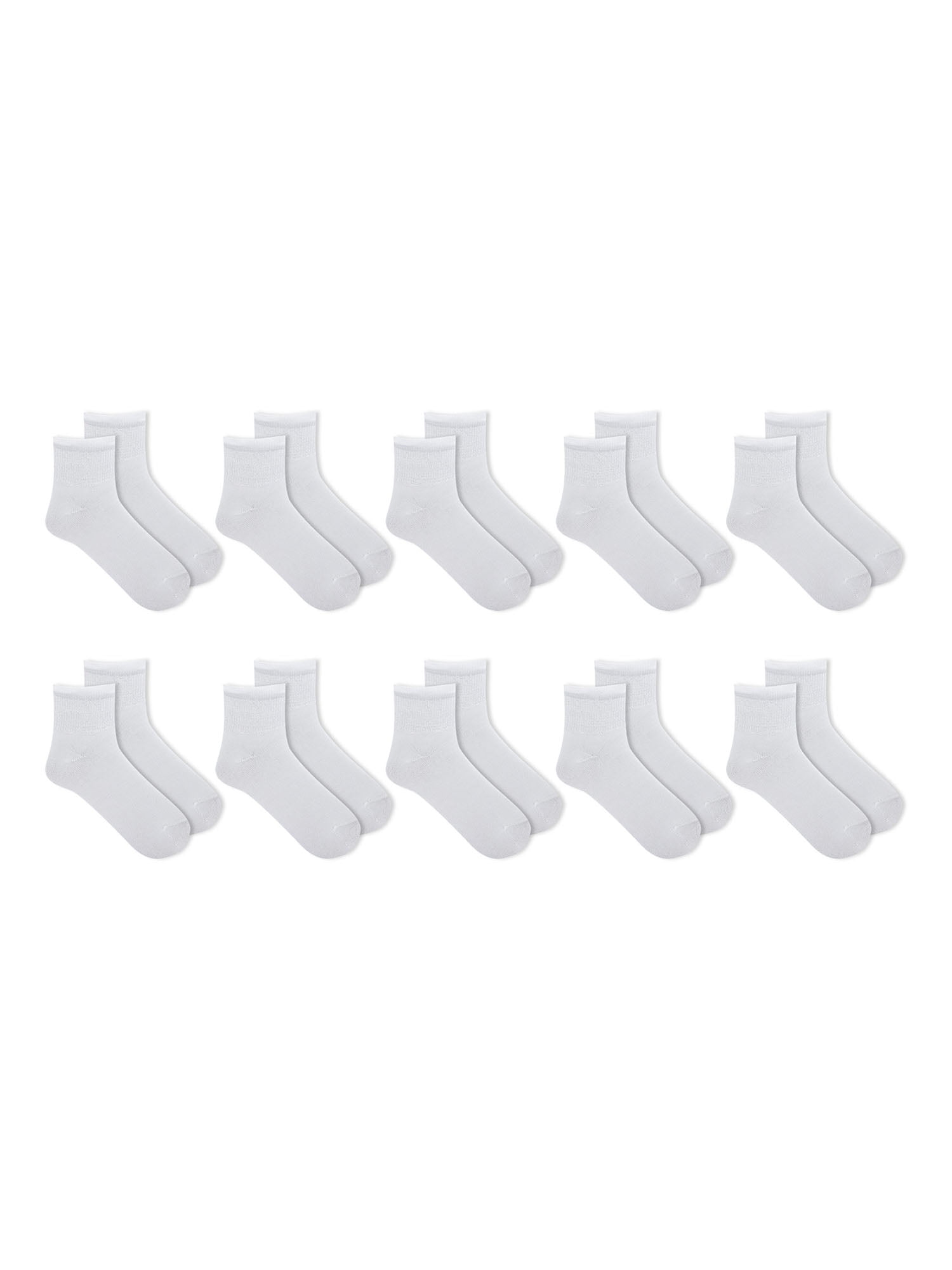 Athletic Works Women's Cushioned Ankle Socks 10 Pack - Walmart.com