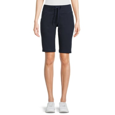 Athletic Works Women's Dri More Active Bermuda Shorts, Sizes S-XXL