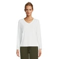 thumbnail image 1 of Athletic Works Women’s Dri More Boxy Tee with Long Sleeves, Sizes XS-XXXL, 1 of 5